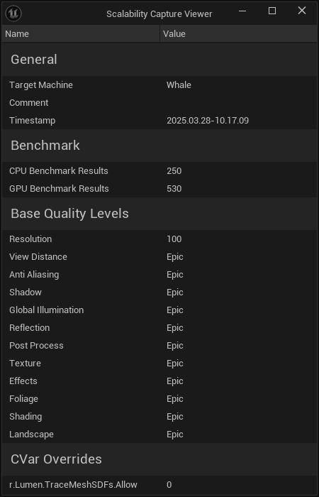 Scalability Capture Viewer